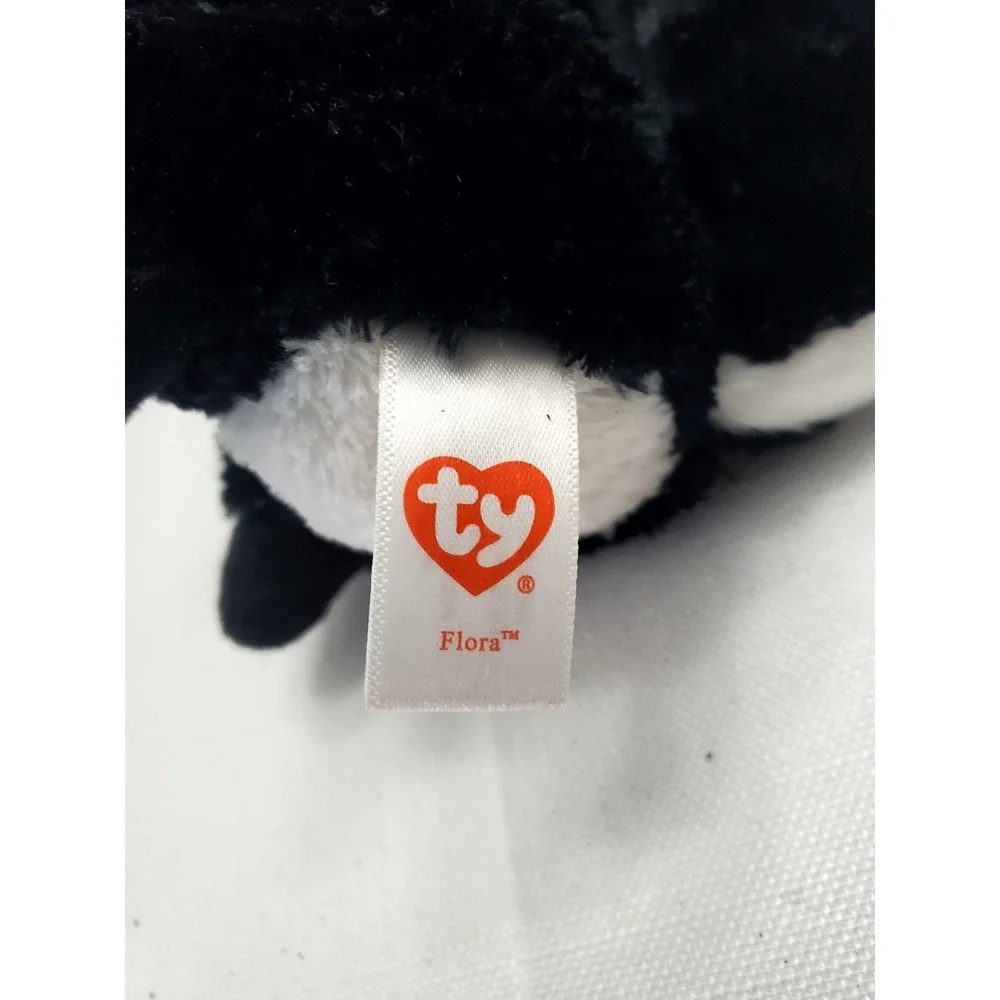 Ty Beanie Boos - FLORA‎ the Skunk (6 Inch) NEW MWMTs Plush Stuffed Animal Toy